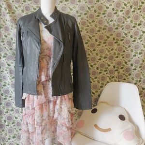 SOLD Michael Kors 100% Leather Motorcycle Jacket